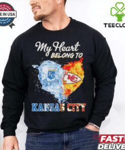 My Heart Belong To Kansas City Chiefs X Kansas City Royals Shirt 3 My Heart Belong To Kansas City Chiefs X Kansas City Royals Shirt