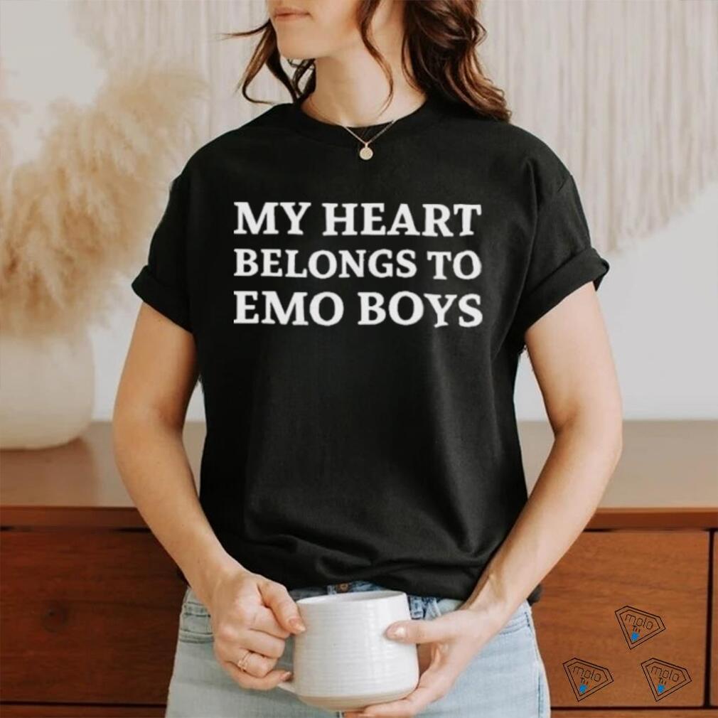 My Heart Belongs To Emo Boys New Shirt My Heart Belongs To Emo Boys New Shirt