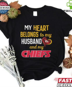 My Heart Belongs To My Husband And My Chieft Shirt