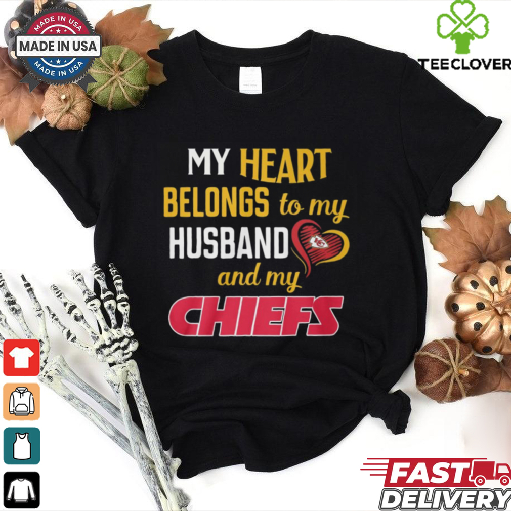 My Heart Belongs To My Husband And My Chieft Shirt My Heart Belongs To My Husband And My Chieft Shirt