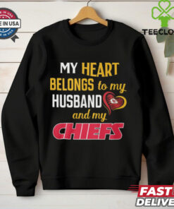 My Heart Belongs To My Husband And My Chieft Shirt