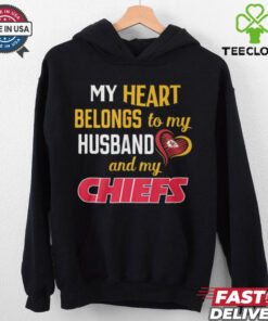 My Heart Belongs To My Husband And My Chieft Shirt