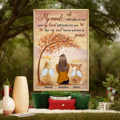 My Heart Still Looks For You   But My Soul Knows You Are At Peace   Personalized Vertical Poster
