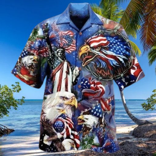 My Heat Beats Tue To My Country Patriotism Hawaiian Shirt