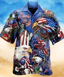 My Heat Beats Tue To My Country Patriotism Hawaiian Shirt