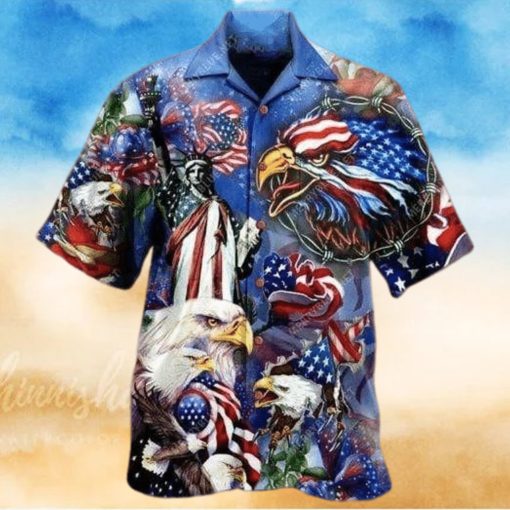 My Heat Beats Tue To My Country Patriotism Hawaiian Shirt