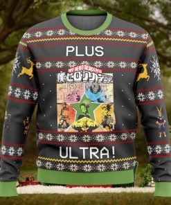 My Hero Academia Boku No Plus Ultra Ugly Christmas Sweater