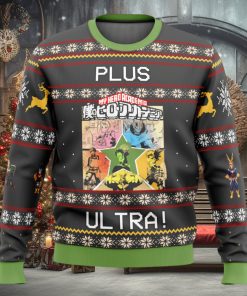 My Hero Academia Boku No Plus Ultra Ugly Christmas Sweater