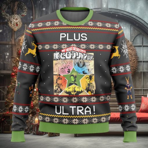 My Hero Academia Boku No Plus Ultra Ugly Christmas Sweater