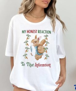 My Honest Reaction To That Informtion Shirt
