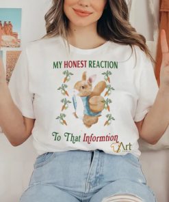 My Honest Reaction To That Informtion Shirt
