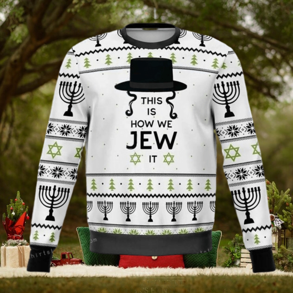 My Jew Funny Christmas Ugly Sweater Party My Jew Funny Christmas Ugly Sweater Party