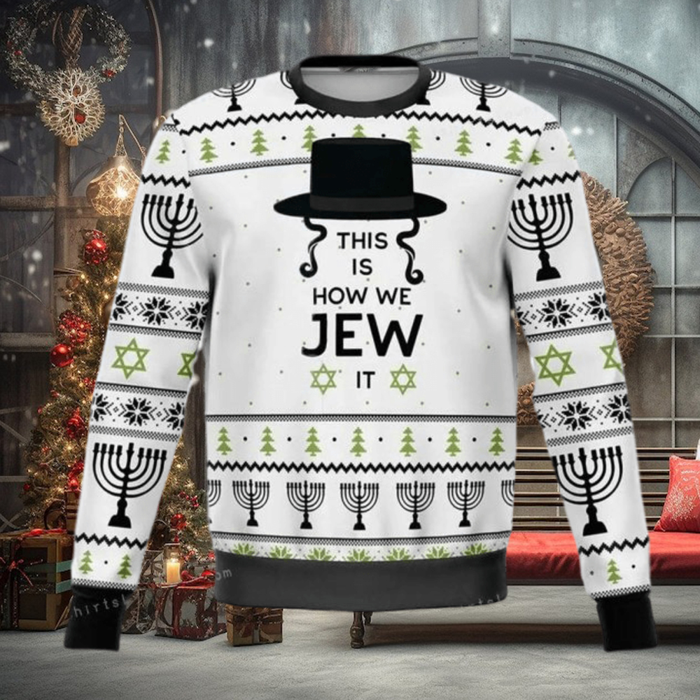 My Jew Funny Christmas Ugly Sweater Party My Jew Funny Christmas Ugly Sweater Party
