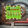 NCAA Stanford Cardinal And Grinch Christmas Ornament