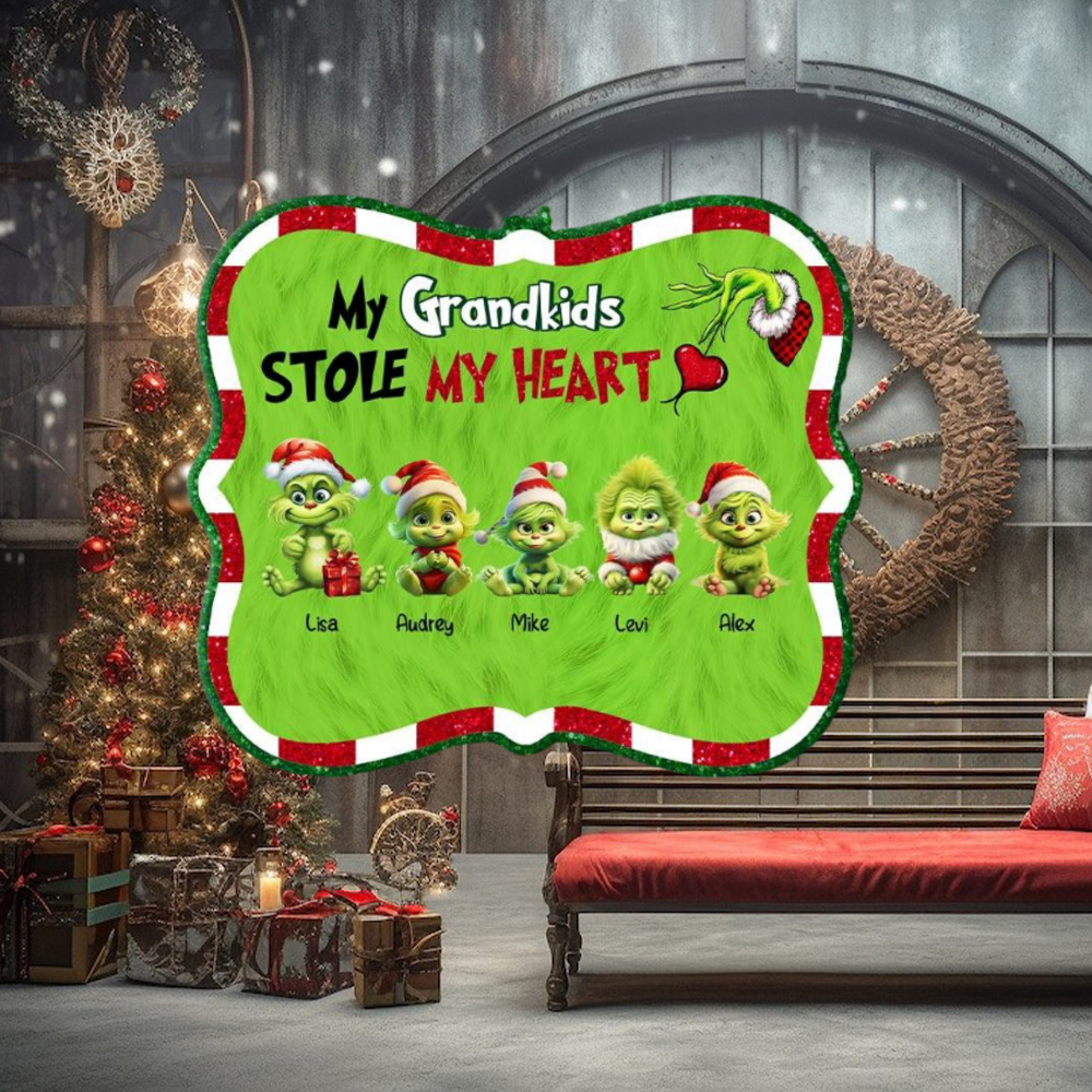 My Kids Stole My Heart, Gift For Family Ornament My Kids Stole My Heart, Gift For Family Ornament