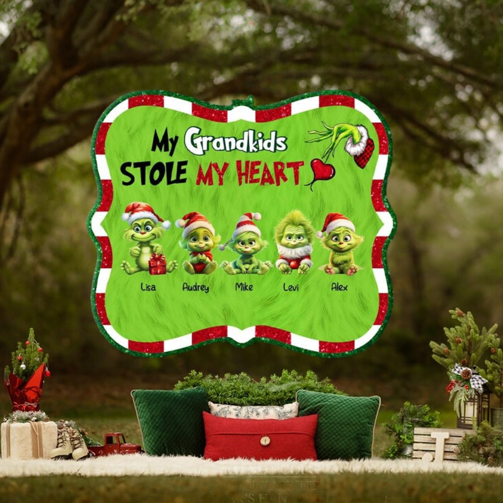 My Kids Stole My Heart, Gift For Family Ornament My Kids Stole My Heart, Gift For Family Ornament