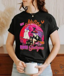 My Maltese Rides Shotgun Halloween Dog Witch On Broomstick Happy Halloween 2023 Shirt