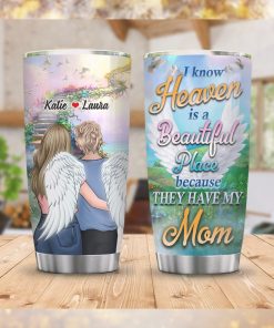 My Mom In Heaven Personalized Tumbler