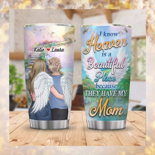 My Mom In Heaven Personalized Tumbler