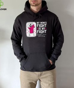 My Mom's Fight Is My Fight Breast Cancer October Womens T Shirt
