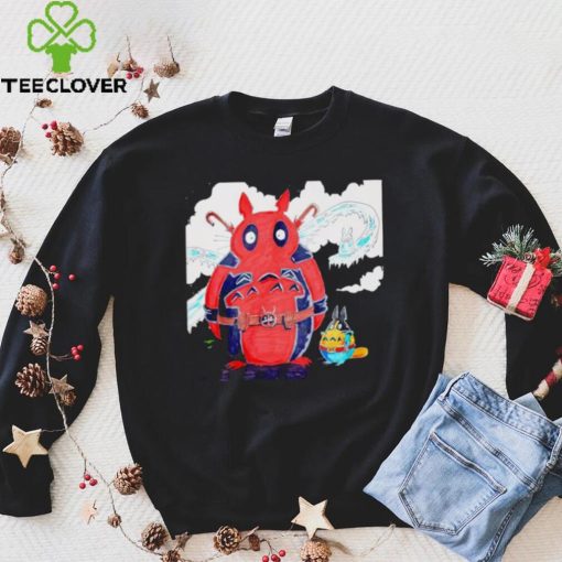 My Neighbor Totoro Deadpool and Wolverine shirt
