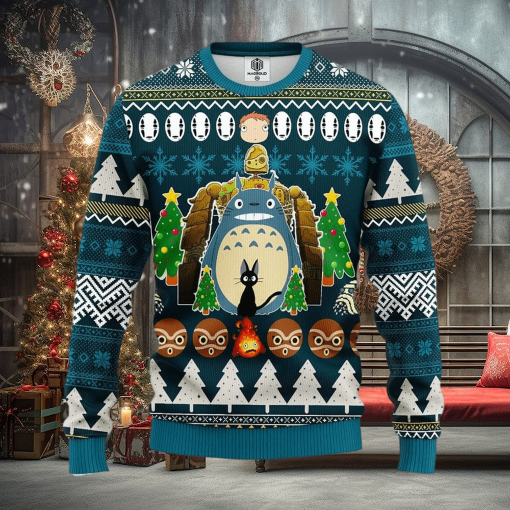 My Neighbor Totoros Ugly Christmas Sweater My Neighbor Totoros Ugly Christmas Sweater