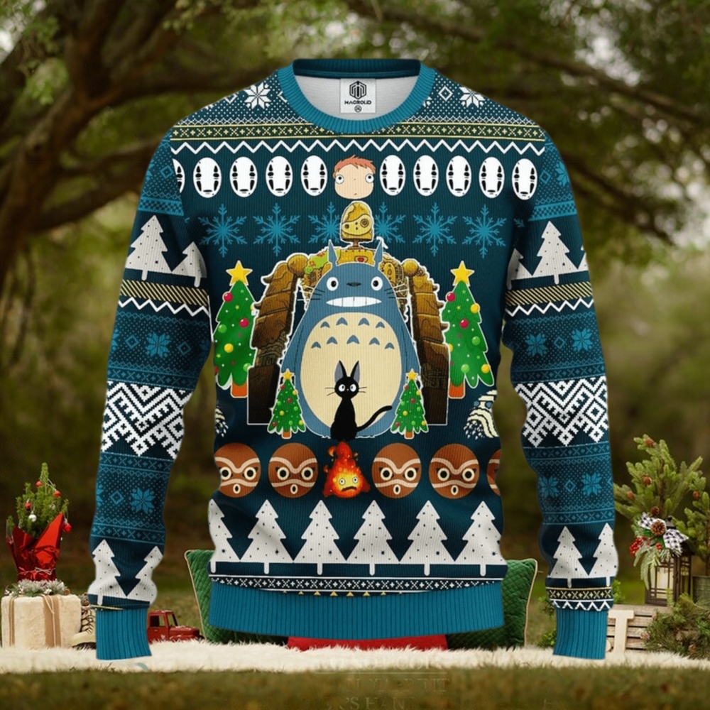 My Neighbor Totoros Ugly Christmas Sweater My Neighbor Totoros Ugly Christmas Sweater