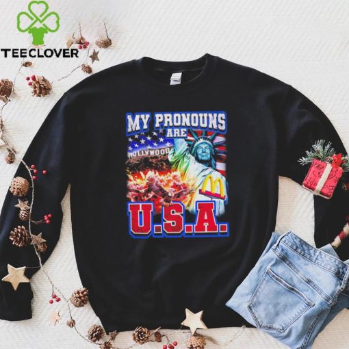 My Pronouns Are U.S.A Trump shirt