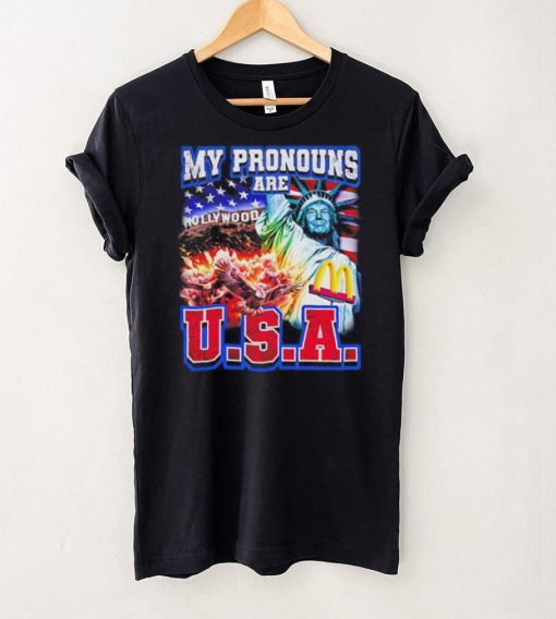 My Pronouns Are U.S.A Trump shirt