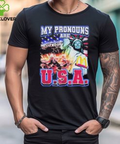 My Pronouns Are U.s.a. Nsfw My Pronouns Are U.s.a. T Shirt