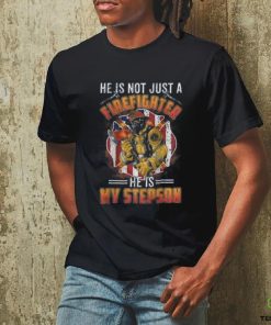 My Stepson Is A Firefighter Proud fires Stepmom Stepdad Gift T shirt