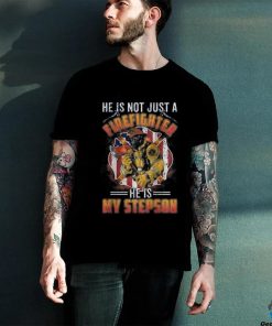 My Stepson Is A Firefighter Proud fires Stepmom Stepdad Gift T shirt