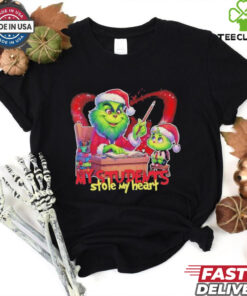 My Students Stole My Heart Grinch Teacher Merry Christmas shirt