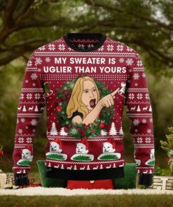 My Sweater Is Uglier Than Yours Christmas Christmas Ugly Sweater Mens