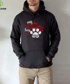 My Valentine Has Paws Dog T Shirt