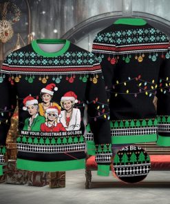 My Your Be Golden Knitted 3D Sweater For Christmas