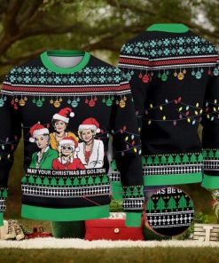 My Your Be Golden Knitted 3D Sweater For Christmas