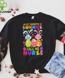 My favorite bunnies call me nurse funny shirt