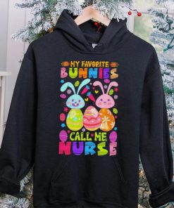 My favorite bunnies call me nurse funny shirt