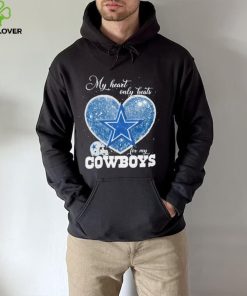 My heart only beats for my Dallas Cowboys glitters heart hoodie, sweater, longsleeve, shirt v-neck, t-shirt