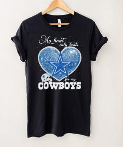 My heart only beats for my Dallas Cowboys glitters heart hoodie, sweater, longsleeve, shirt v-neck, t-shirt