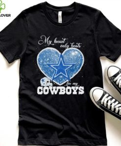 My heart only beats for my Dallas Cowboys glitters heart hoodie, sweater, longsleeve, shirt v-neck, t-shirt