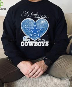 My heart only beats for my Dallas Cowboys glitters heart hoodie, sweater, longsleeve, shirt v-neck, t-shirt