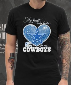 My heart only beats for my Dallas Cowboys glitters heart hoodie, sweater, longsleeve, shirt v-neck, t-shirt