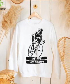 My road bike is my therapy bike riding cyclist cycling t shirt