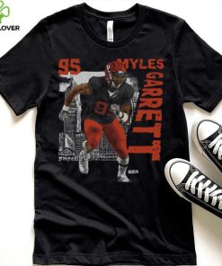 Myles Garrett Cleveland Player Name WHT Shirt