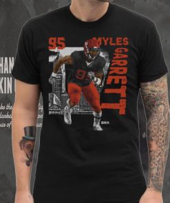 Myles Garrett Cleveland Player Name WHT Shirt