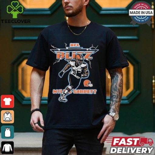 Myles Garrett NFL Blitz Cleveland Browns T Shirts