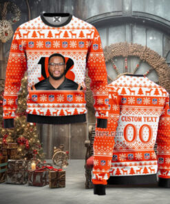 Myles Murphy Cincinnati Bengals Football Ugly Xmas Sweaters
