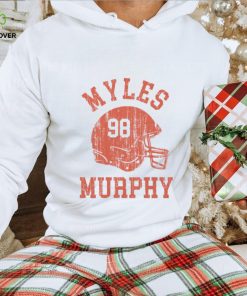 Myles Murphy College Helmet Font Shirt